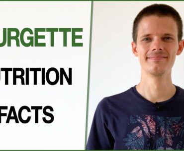 Courgette nutrition facts | Vegetables
