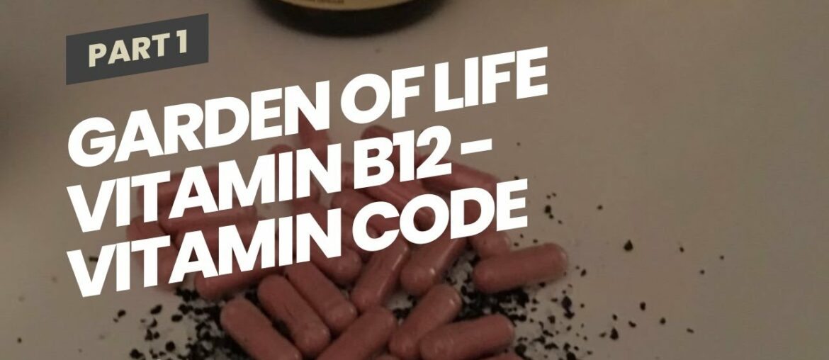 Garden of Life Vitamin B12 - Vitamin Code Raw B12 Whole Food Supplement, 1000 mcg, Vegan, 30 Ca...