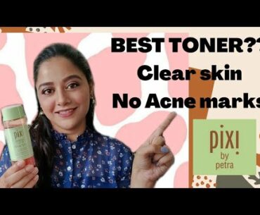 PIXI BEAUTY GLOW TONIC REVIEW | REMOVE ACNE MARKS IN A MONTH | MIRACLE PRODUCT | VITAMIN C TONER