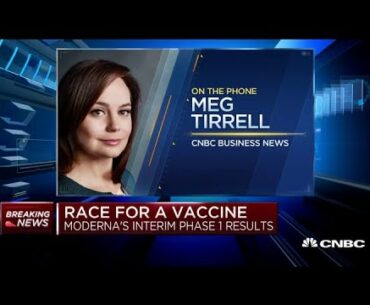 Moderna releases interim phase one vaccine results