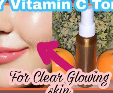 VITAMIN C TONER for Clear Glowing skin for all Skin Types [Tamil]/ Homemade Vitamin C Toner