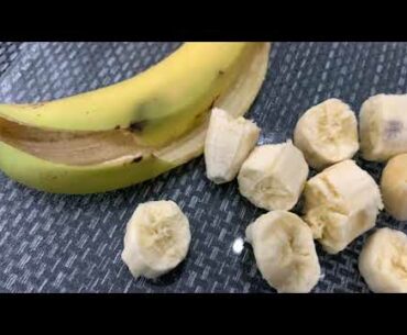 Using frozen lemons to create an immune system boosting smoothie