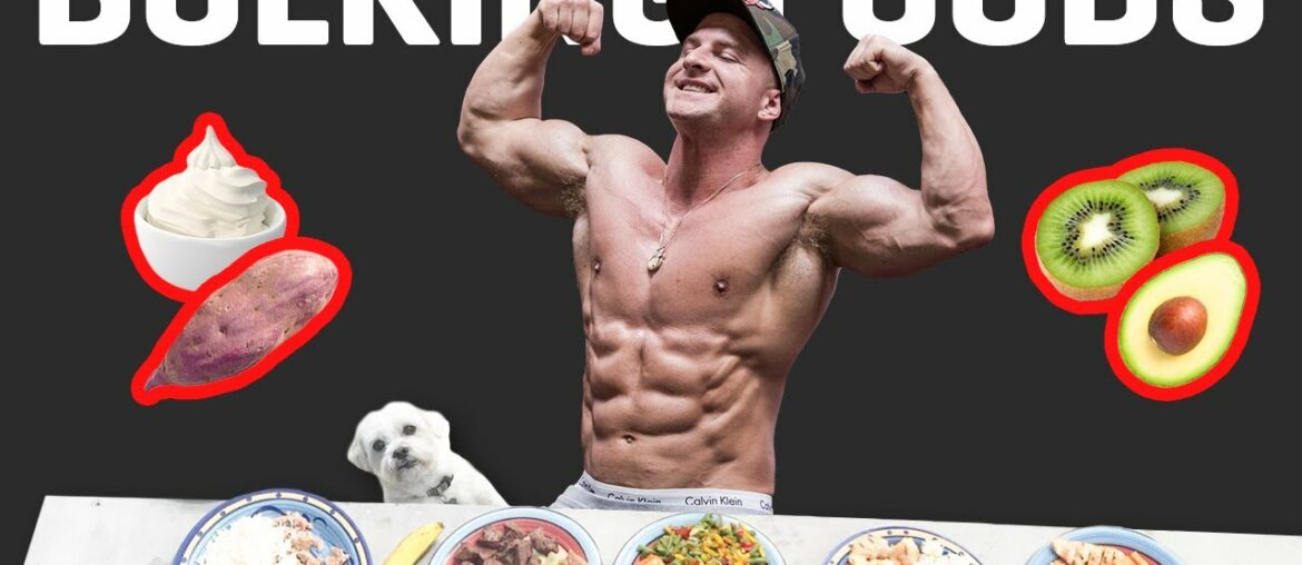 My Top 8 Foods to Build Muscle! (NOT ALL PROTEIN!)