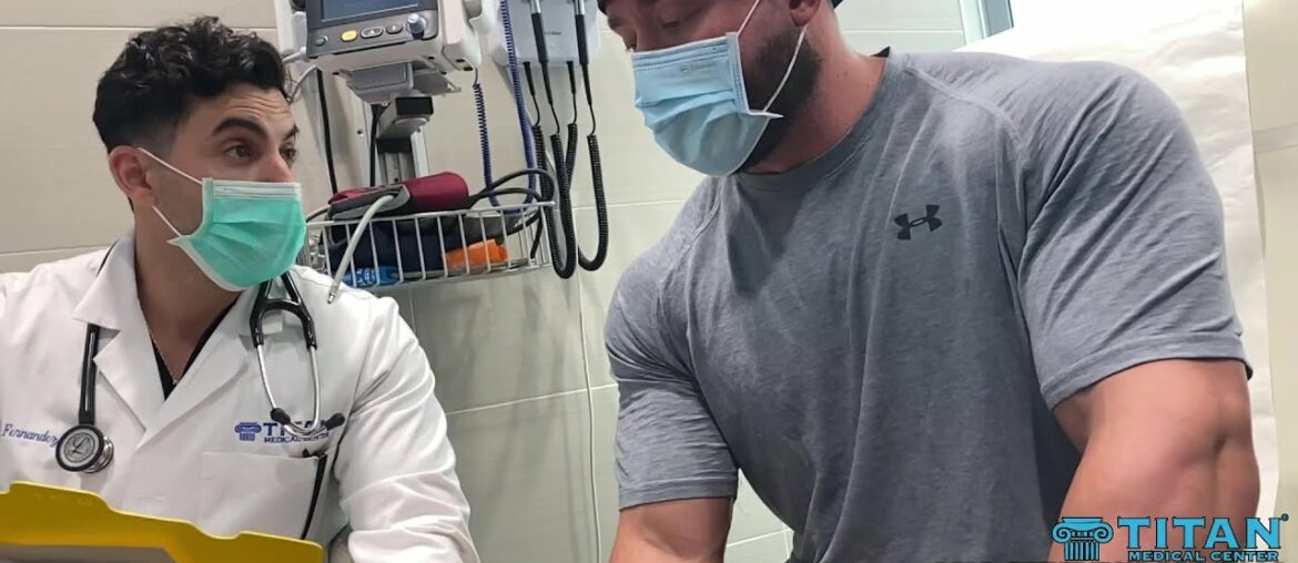 Drew from MI40 gym visits Titan Medical for his medical provider consultation here in Tampa, FL!