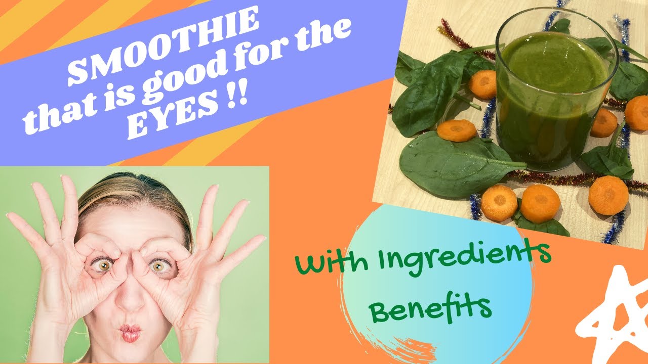 SMOOTHIE FOR BETTER VISION EYE HEALTH Vitamin Rush