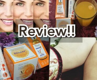 Review vitamin (c)  serum & Cream base |skin whitening cream for Glowing skin!!