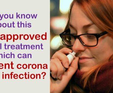 COVID-19 new treatment: USFDA-approved ointment that kill viruses including corona virus infection