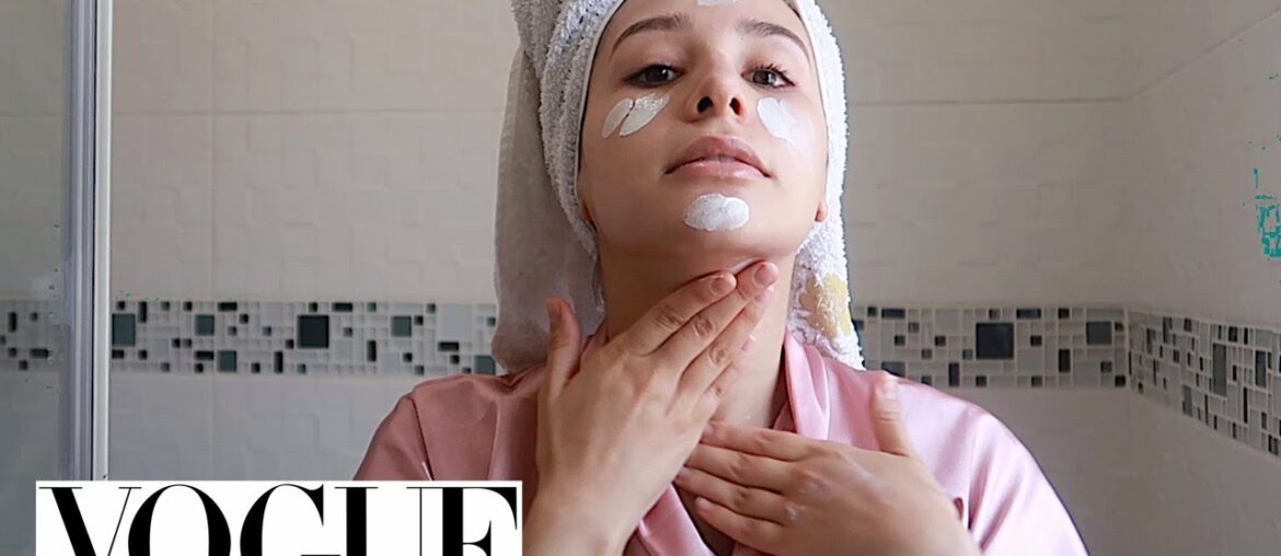 Sara Jhazbhay's Morning Skincare Routine | Beauty Secrets | Vogue (PARODY)