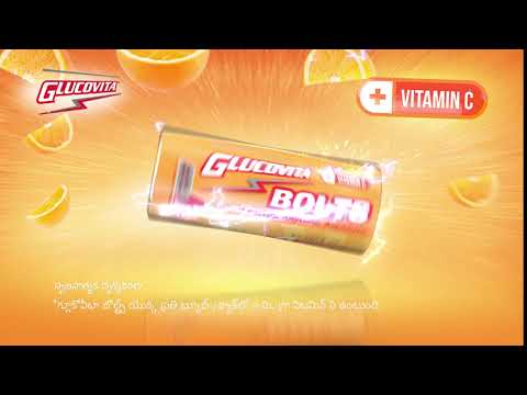 Instant energy and immunity with Glucovita Bolts (Telugu)