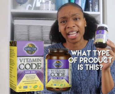 LIC Garden of Life vitamin code raw zinc review