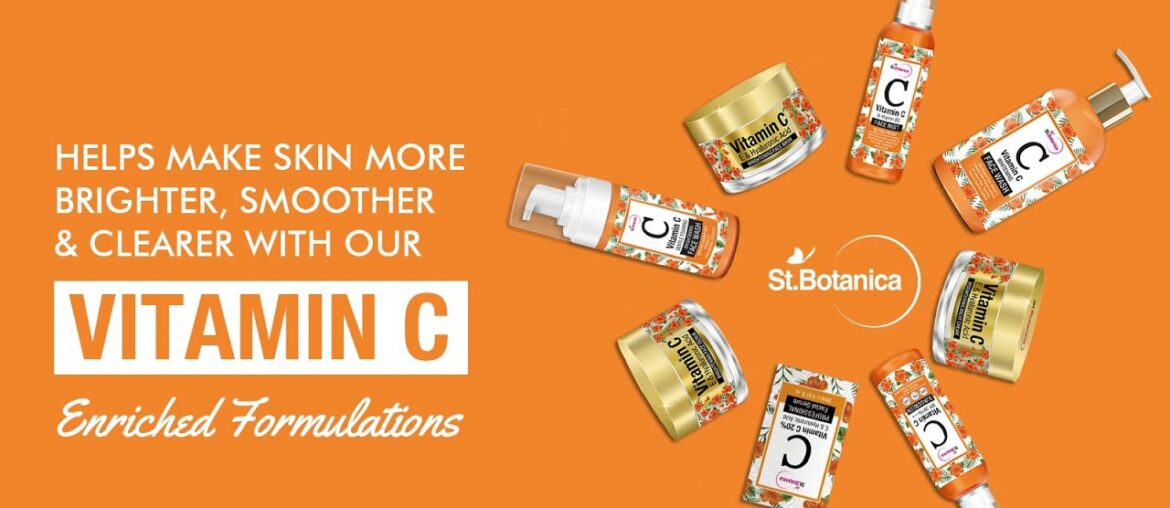 StBotanica Vitamin C Face Wash, Face Mask, Face Scrub, Sunscreen & More