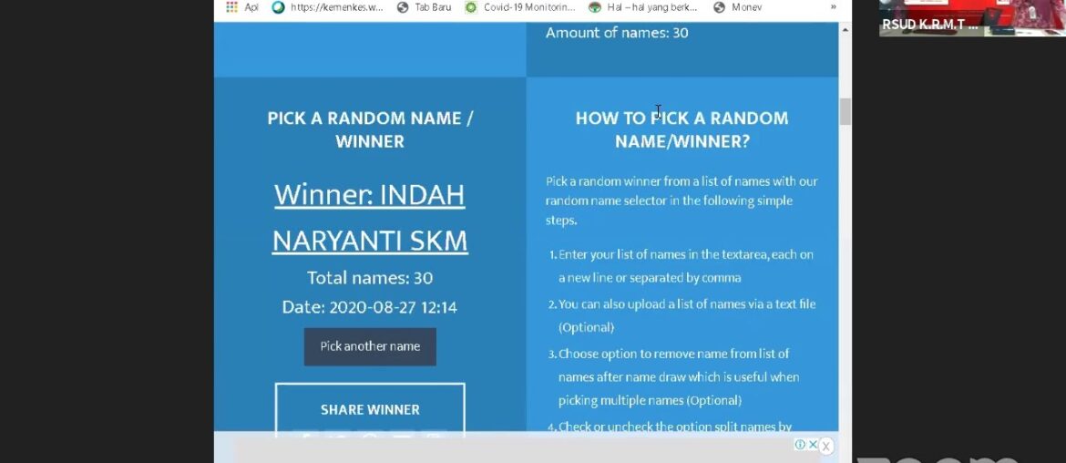 Menjaga Kesehatan Dalam Pandemi Covid-19 Untuk Indonesia Maju