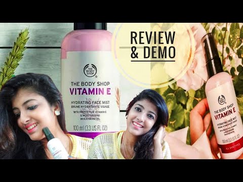 The Body Shop Vitamin E And Wheat Germ Oil Face Mist I Hydrating Face Mist I SelfCare Online I Hindi