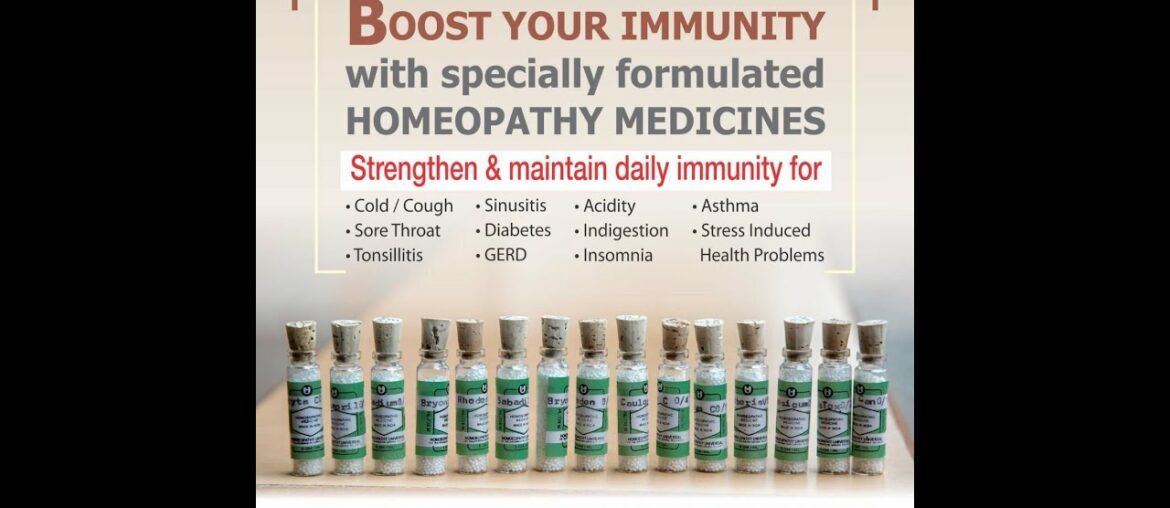 Homeopathy can  strengthen your immune system