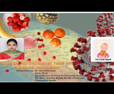 Role of nutrition in time of COVID-19 Pandemic