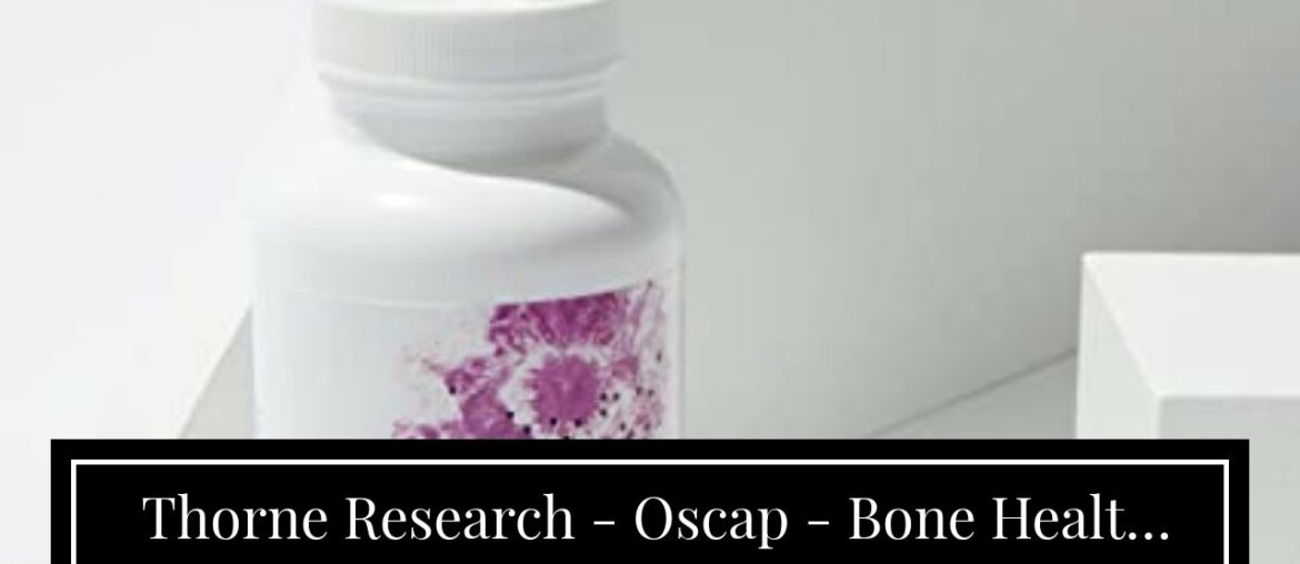 Thorne Research - Oscap - Bone Health Supplement with Calcium and Vitamin D - 120 Capsules