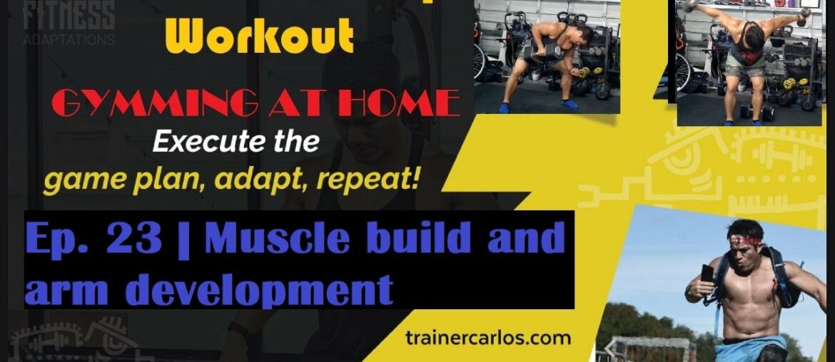 Back and biceps workout  Ep. 23 | Muscle build and arm development