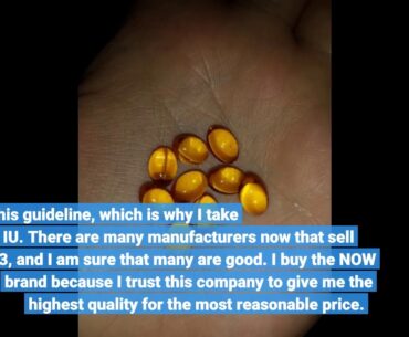 Must See Review! NOW Supplements, Vitamin D-3 5,000 IU, High Potency, Structural Support*, 240...