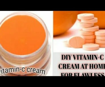 HOME MADE VITAMIN C NIGHT CREAM FOR YOUTHFUL, GLOWING SPOTLESS SKIN