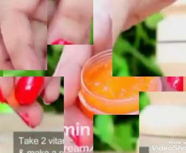 Vitamin C night cream serum