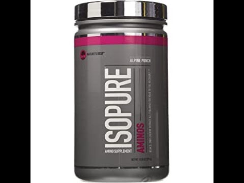 Isopure Amino Supplement, Vitamin C for Immune Support, 5g BCAAs, Essential Amino Acids and L-T...