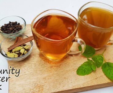 2 Immunity Booster Drink Recipe | Ayurvedic Kadha Recipe to fight against Corona Virus #281
