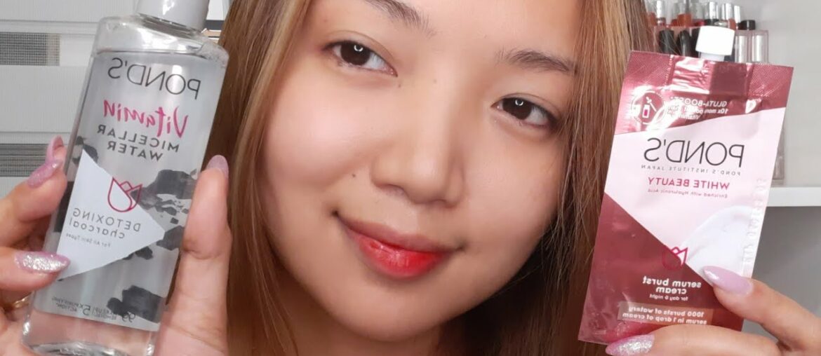 Pond's Vitamin Micellar Water + Pond's White Beauty Serum Burst Cream | Review and Demo