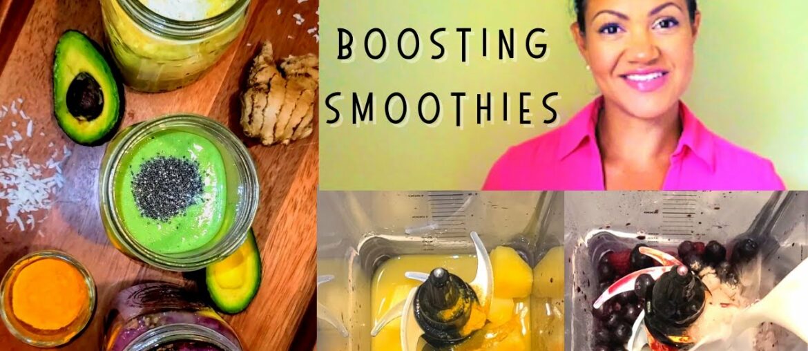 How To Make Super Healthy IMMUNE BOOSTING Smoothies | 3 Easy Recipes