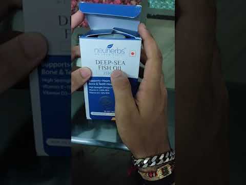 Unboxing of fish oil supplements by neuherbs