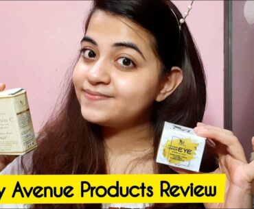 Body Avenue Vitamin C Serum & Under Eye Gel Creme | First Impression Review and Demo