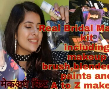REAL bridal makeup kit||under 500 rs||affordable makeup kit