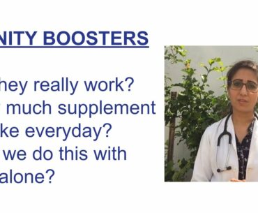 “Reality check” on IMMUNITY BOOSTERS : How much do we need?