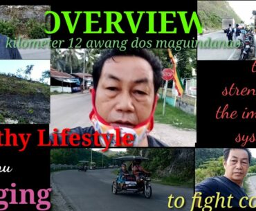 Healthy life style thru jogging,strengthen the immune system,to fight covid 19.