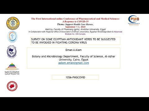 SURVEY ON SOME EGYPTIAN ANTIOXIDANT HERBS FIGHTING CORONA VIRUS: PMS Azhar COVID-19 conference 2020