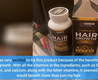 User Review : Hair Growth Supplement for Men & Women - DHT Blocker Support to Prevent Hair Loss...