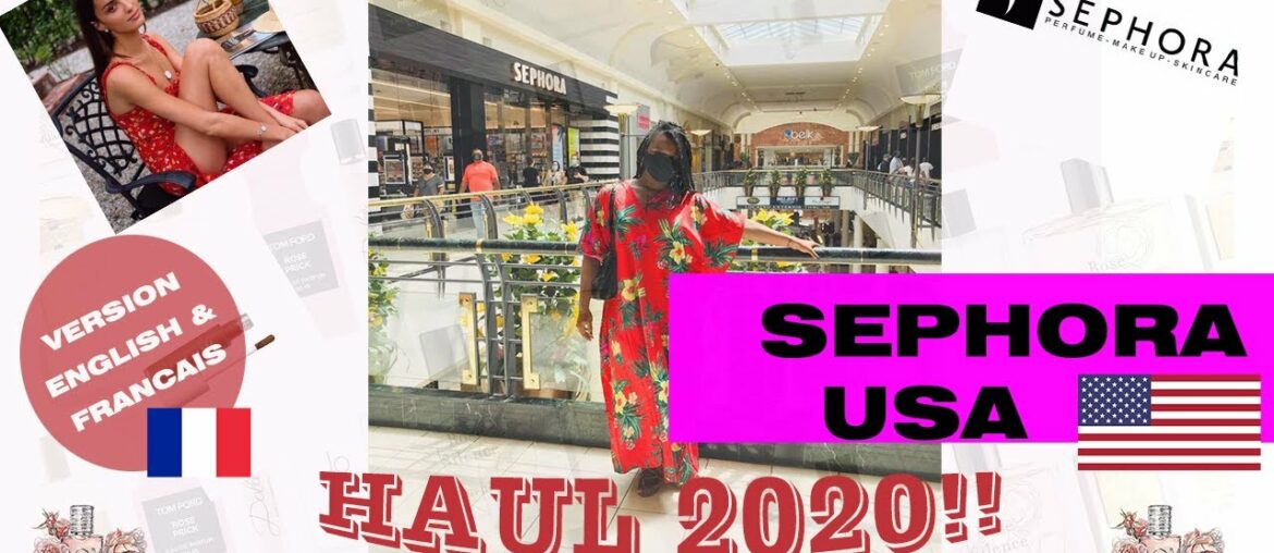 SEPHORA HAUL AUGUST 2020: Tatcha PRIMER 52$, Fenty Beauty, Benefit...French/English