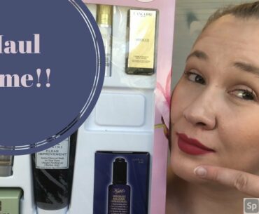 Beauty Haul!! Skincare, Makeup &  a little Bodycare! Josie Maran, Lancome & a Dillard's Beauty Set!