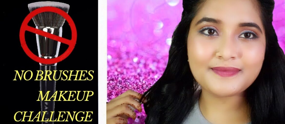 Full face using only my fingers(NO MAKEUP BRUSHES CHALLENGE)