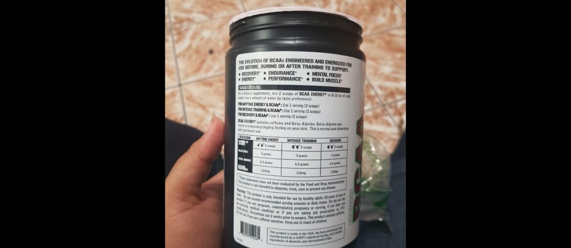 Evlution Nutrition BCAA Energy - Essential BCAA Amino Acids, Vitamin C, Natural Energizers for...