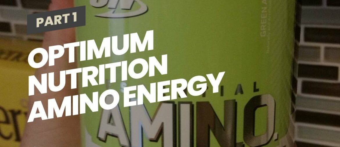Optimum Nutrition Amino Energy - Pre Workout with Green Tea, BCAA, Amino Acids, Keto Friendly,...