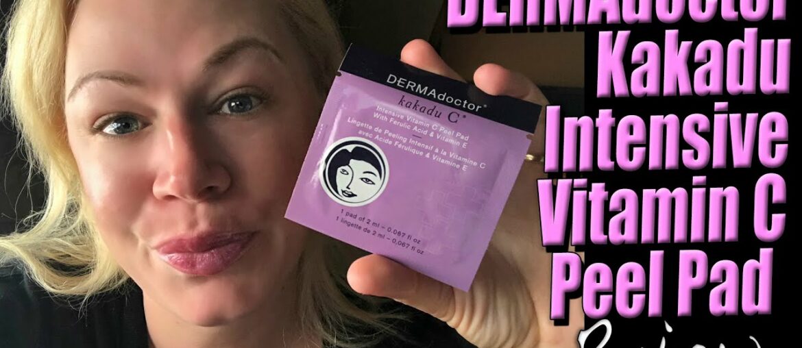 DERMAdoctor Kakadu Intensive Vitamin C Peel Pad Review | Wannabe Beauty Guru