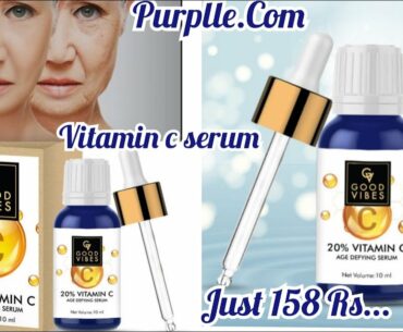 #Good Vibes Good Vibes Skin Glow Serum Vitamin C &Vitamin B3 Full REVIEW I