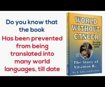 Death of Cancer. Short video synopsis of sources of vitamin B17