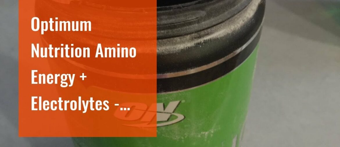 Optimum Nutrition Amino Energy + Electrolytes - Pre Workout, BCAAs, Amino Acids, Keto Friendly,...