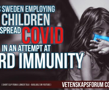 Is sweden employing children to reach herd immunity (excerpt)