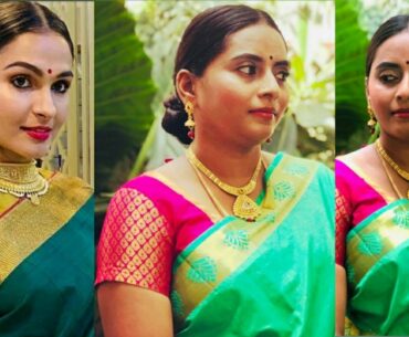 Andrea Inspired Makeup Look in Tamil  | 100 Days of My Makeup Challenge: Day10 | Thivya Balamurugan