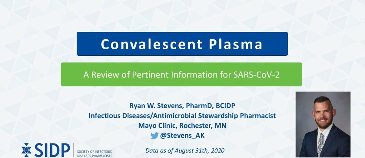 Convalescent Plasma: Evidence-Based Health Information Related to COVID-19