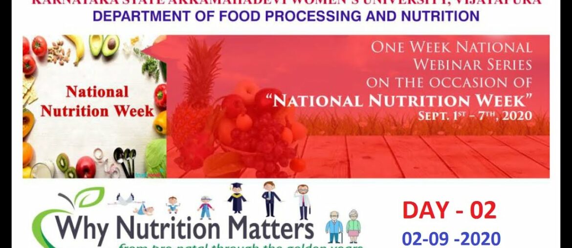 National Webinar | Nutrition for all ages during COVID-19 Pandemic | Day 02