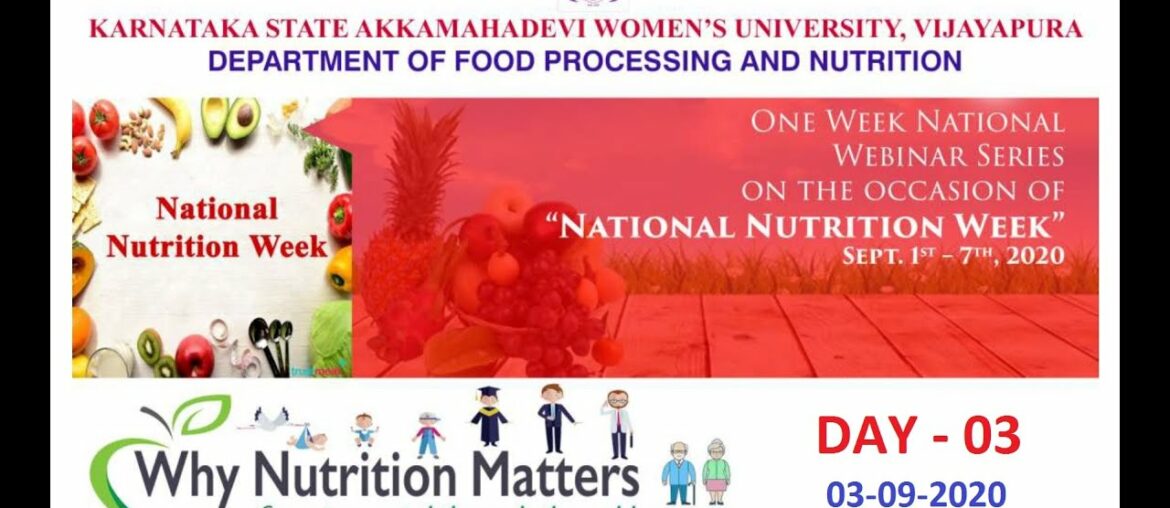 National Webinar | Nutrition for all ages during COVID-19 Pandemic | Day 03