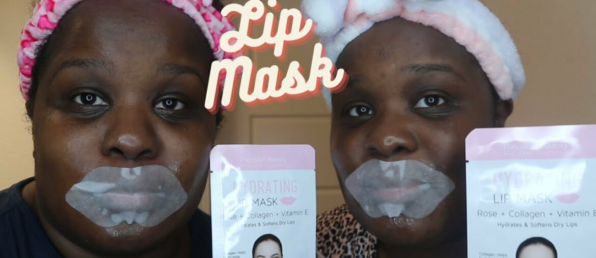 Hydrating Lip Mask Rose+Collagen+Vitamin E Review |ThePorterTwinZ